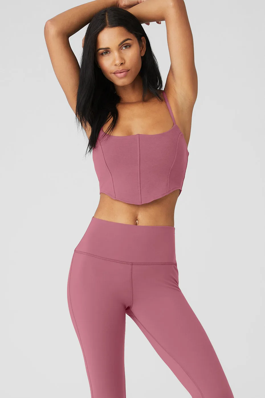 Soft Sculpt Bra Tank - Mars Clay sold by Alo Yoga
