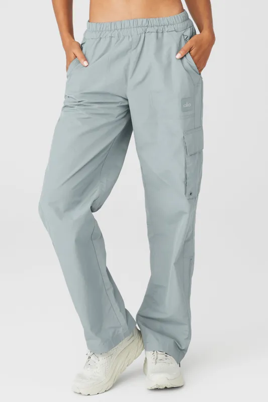 International Wide Leg City Pant - Cosmic Grey sold by Alo Yoga