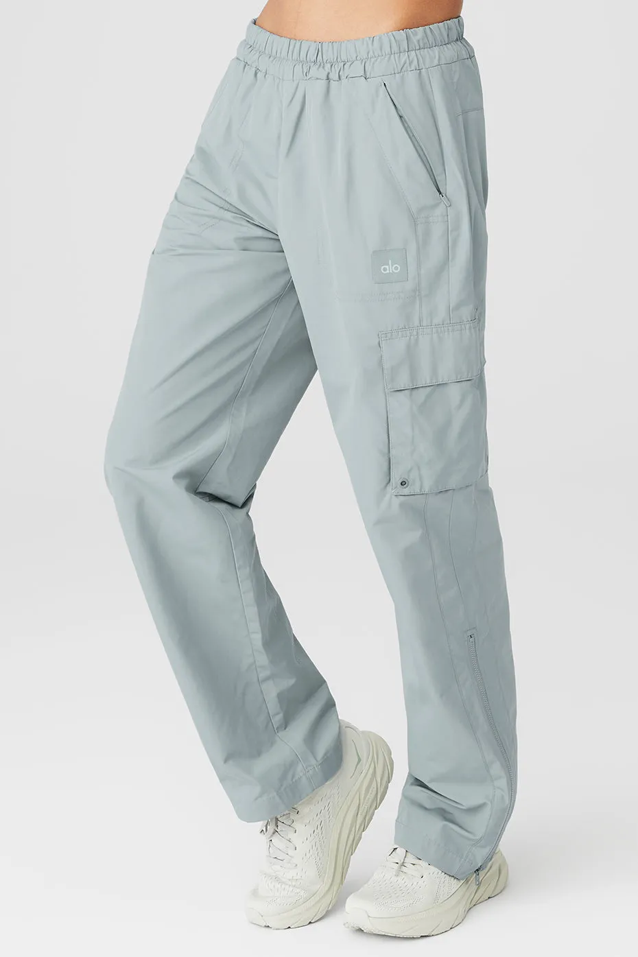 International Wide Leg City Pant - Cosmic Grey sold by Alo Yoga product image thumbnail 3