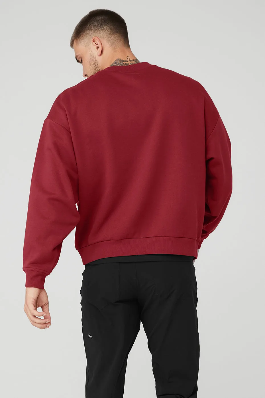 Accolade Crew Neck Pullover - Victory Red sold by Alo Yoga product image thumbnail 2
