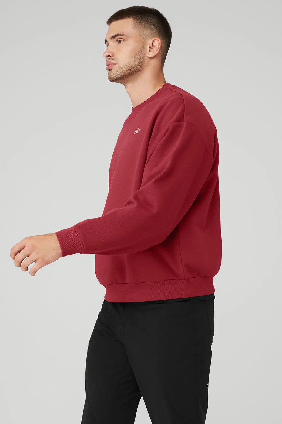 Accolade Crew Neck Pullover - Victory Red sold by Alo Yoga product image thumbnail 3