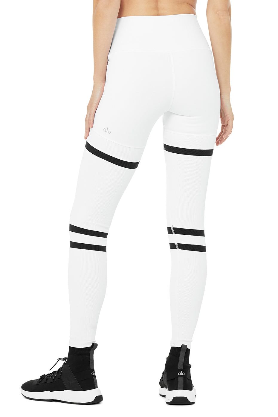 High-Waist Legit Legging - White/Black sold by Alo Yoga product image thumbnail 2