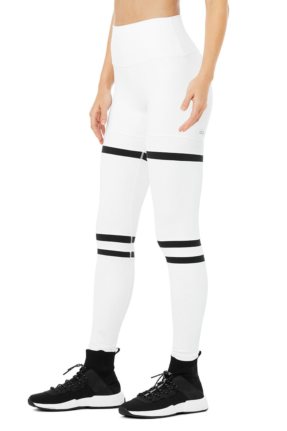 High-Waist Legit Legging - White/Black sold by Alo Yoga product image thumbnail 3