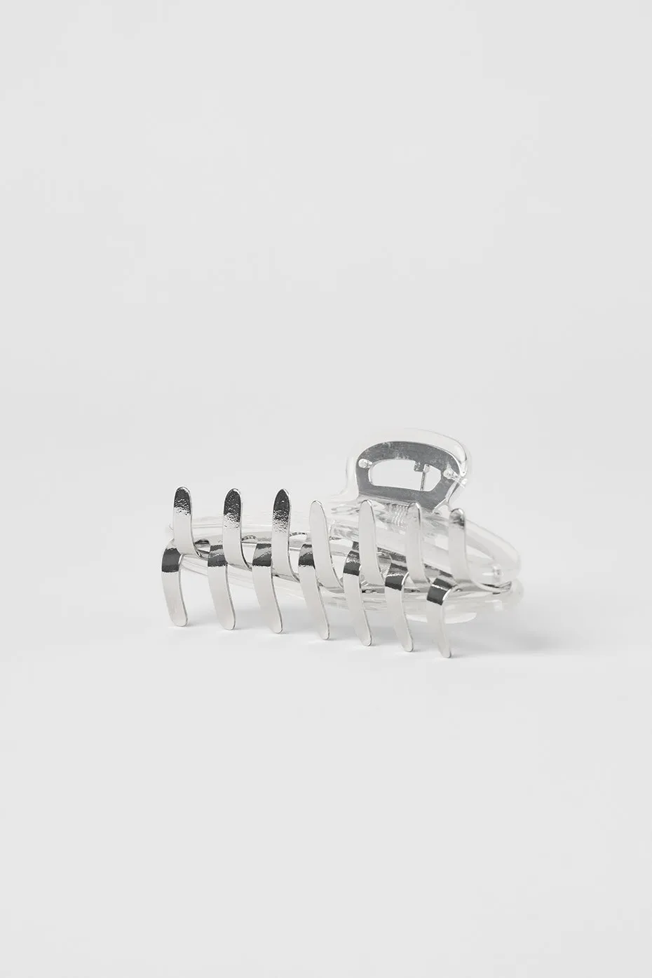 Acrylic Illusion Claw Clip - Clear Acetate/Chrome sold by Alo Yoga product image thumbnail 3