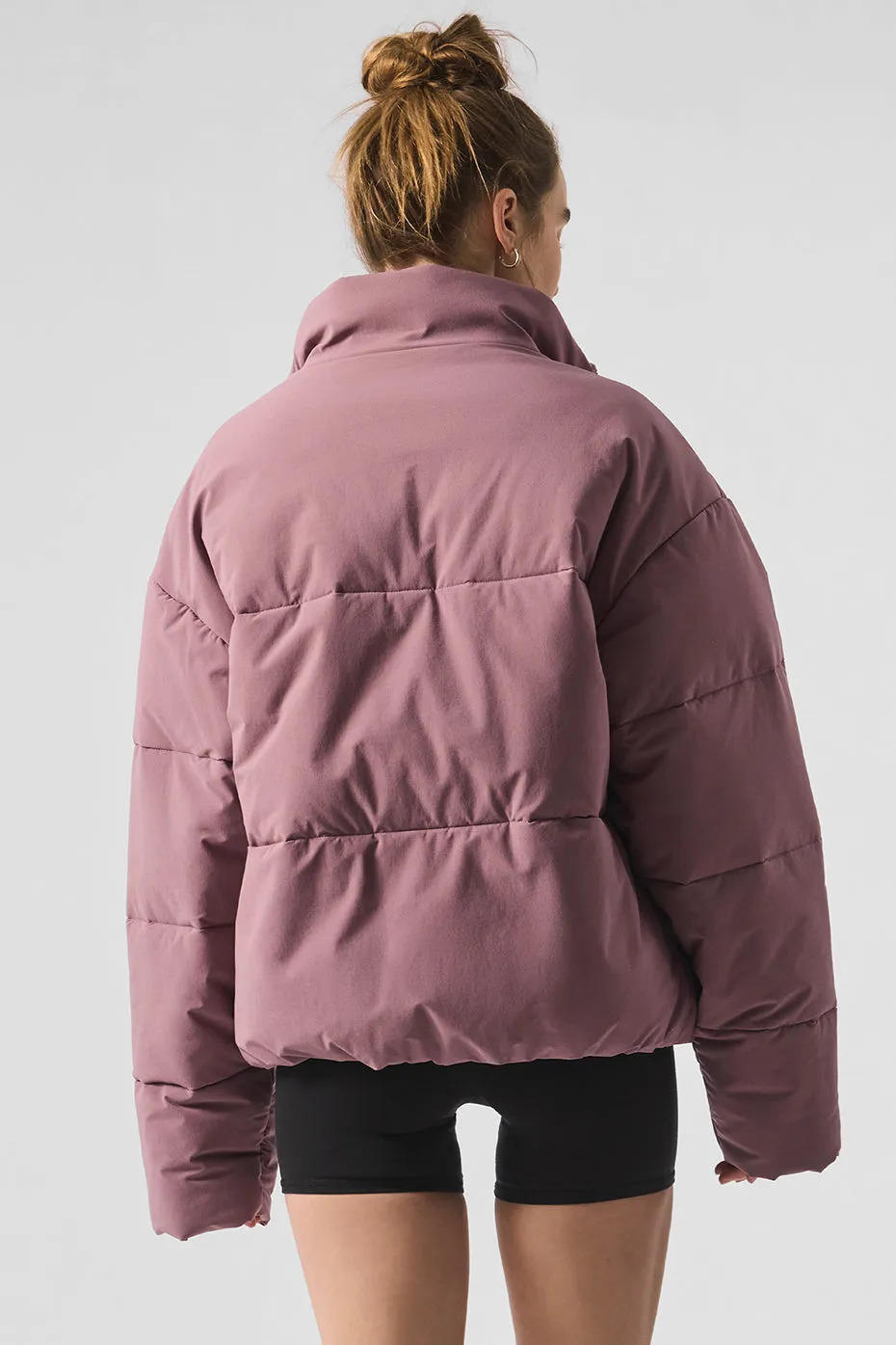 Stretch Woven Street Puffer - Woodrose sold by Alo Yoga product image thumbnail 2