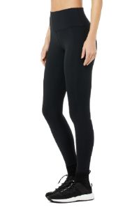 High-Waist Rise Legging - Black sold by Alo Yoga