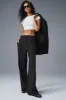 High-Waist Pursuit Trouser (Long) - Black sold by Alo Yoga