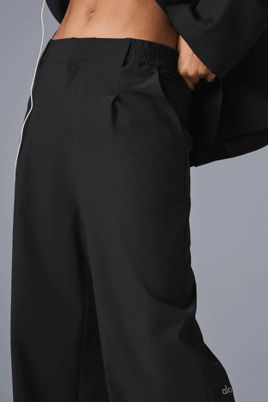 High-Waist Pursuit Trouser (Long) - Black sold by Alo Yoga product image thumbnail 5