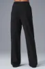 High-Waist Pursuit Trouser (Long) - Black sold by Alo Yoga