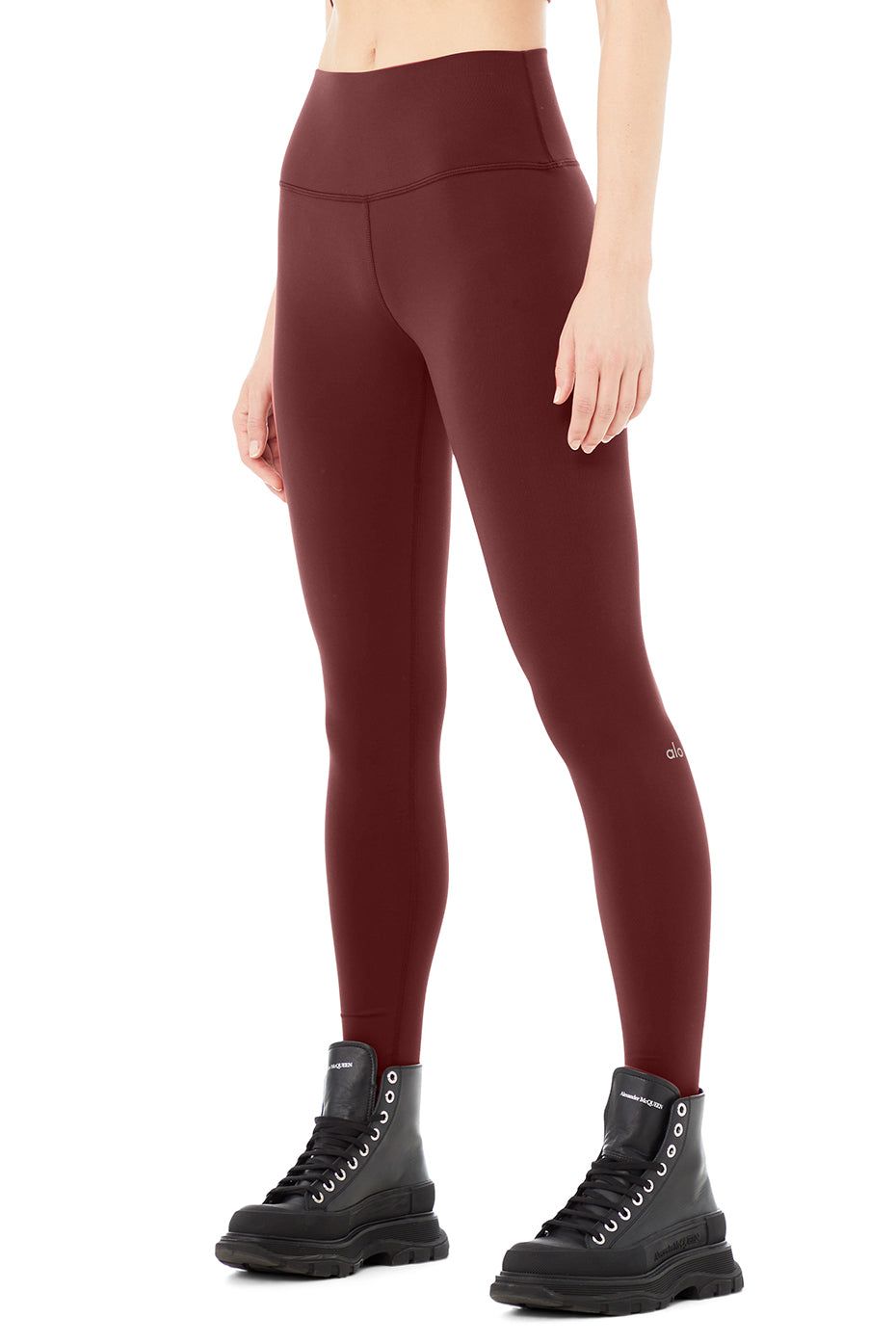 High-Waist Airbrush Legging - Cranberry sold by Alo Yoga product image thumbnail 3