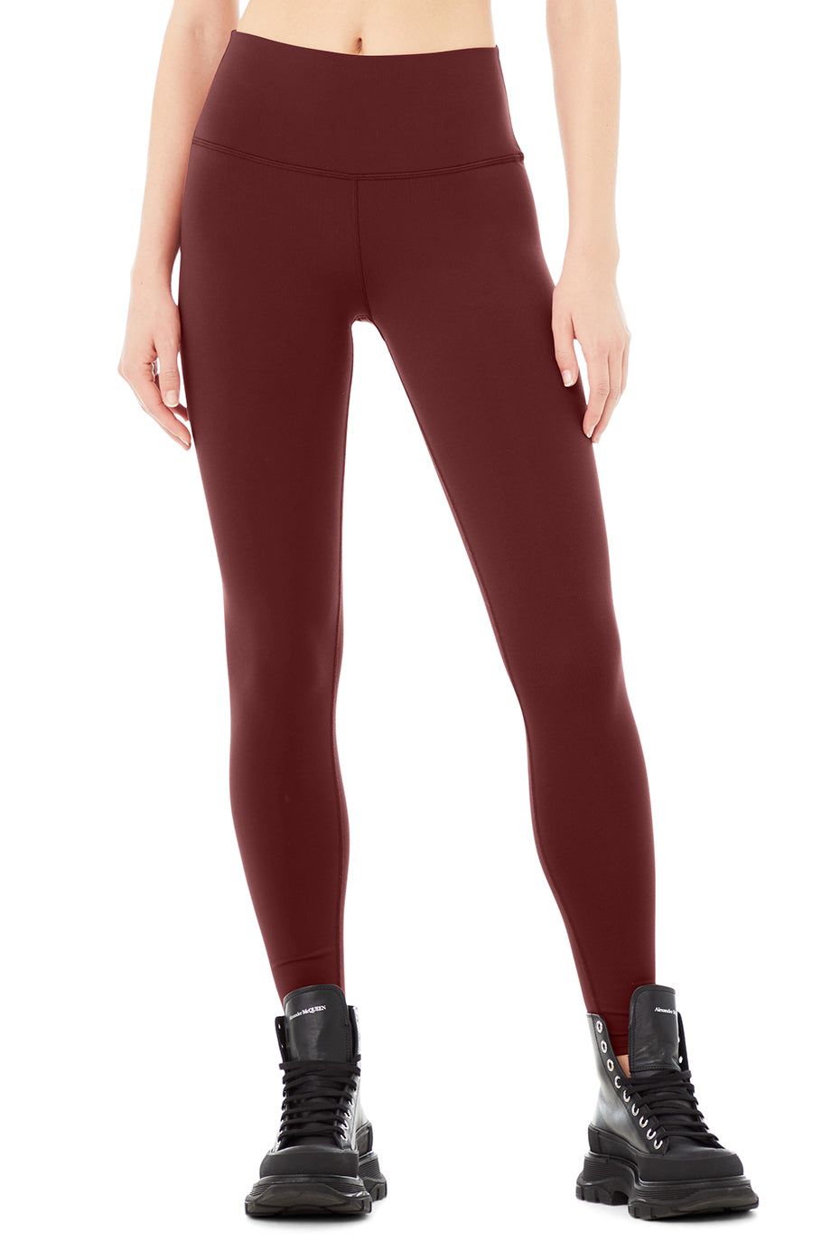 High-Waist Airbrush Legging - Cranberry sold by Alo Yoga