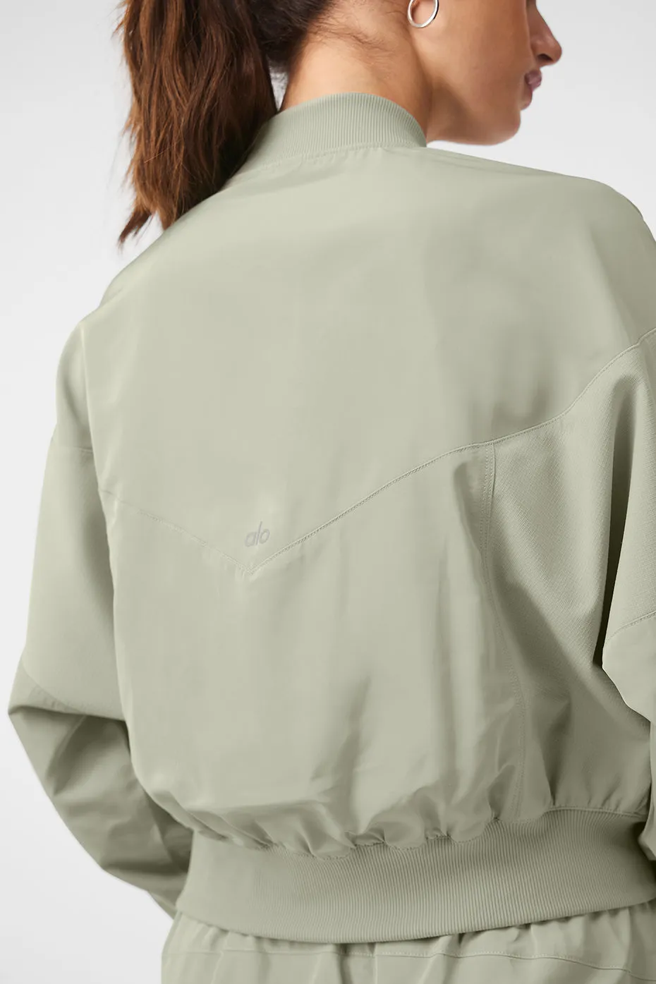 Mixed Media Reinvention Jacket - Limestone sold by Alo Yoga product image thumbnail 4