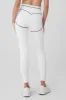 Airbrush High-Waist Heart Throb Legging - White/Black sold by Alo Yoga
