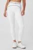 Airbrush High-Waist Heart Throb Legging - White/Black sold by Alo Yoga