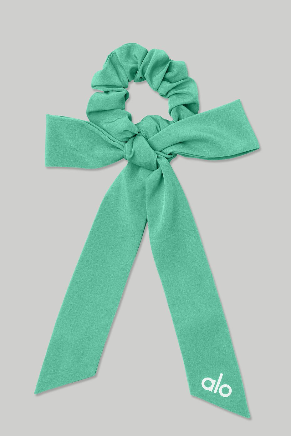 Love Knots Tie Scrunchie - Lettuce sold by Alo Yoga