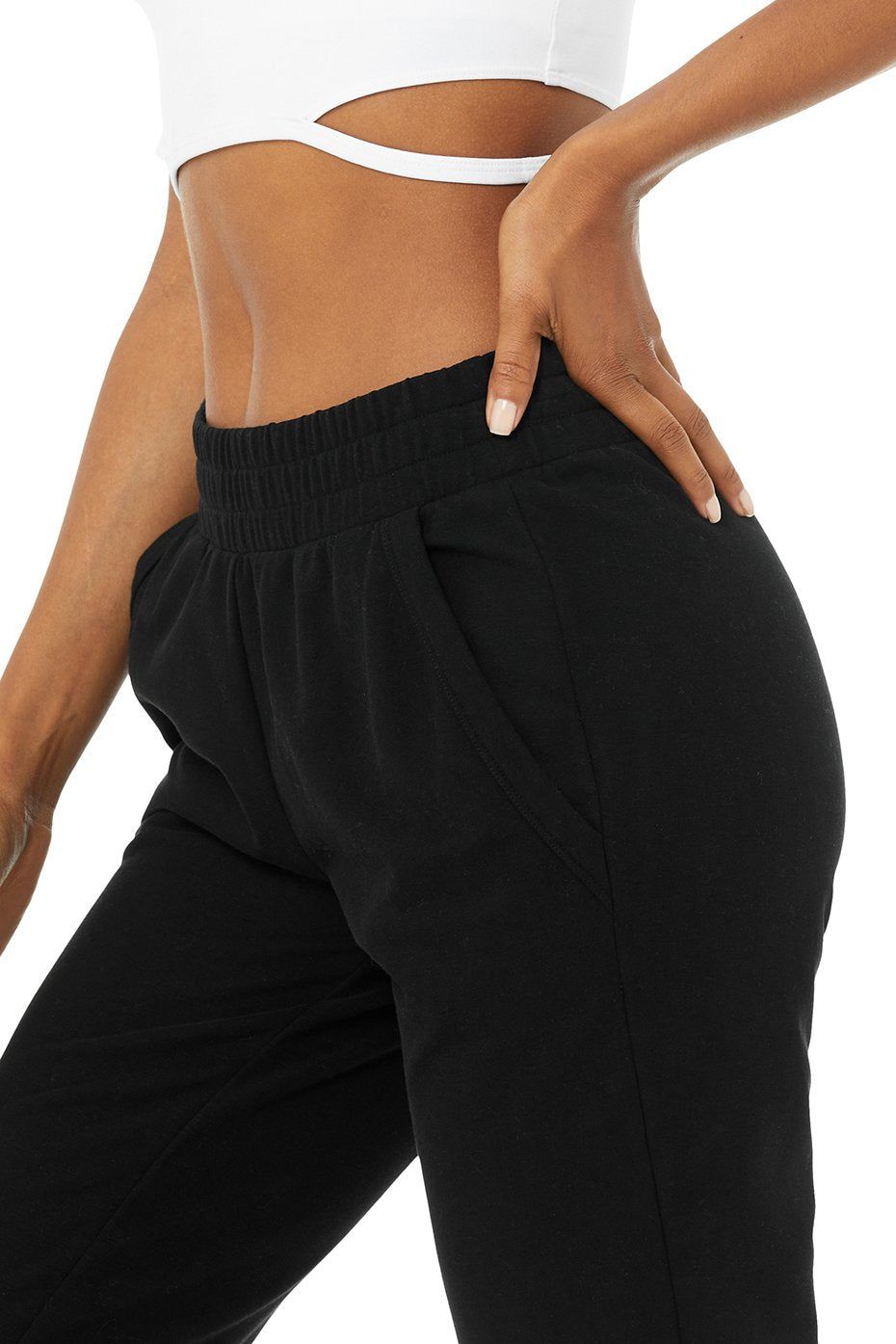 Unwind Sweatpant - Black sold by Alo Yoga product image thumbnail 4
