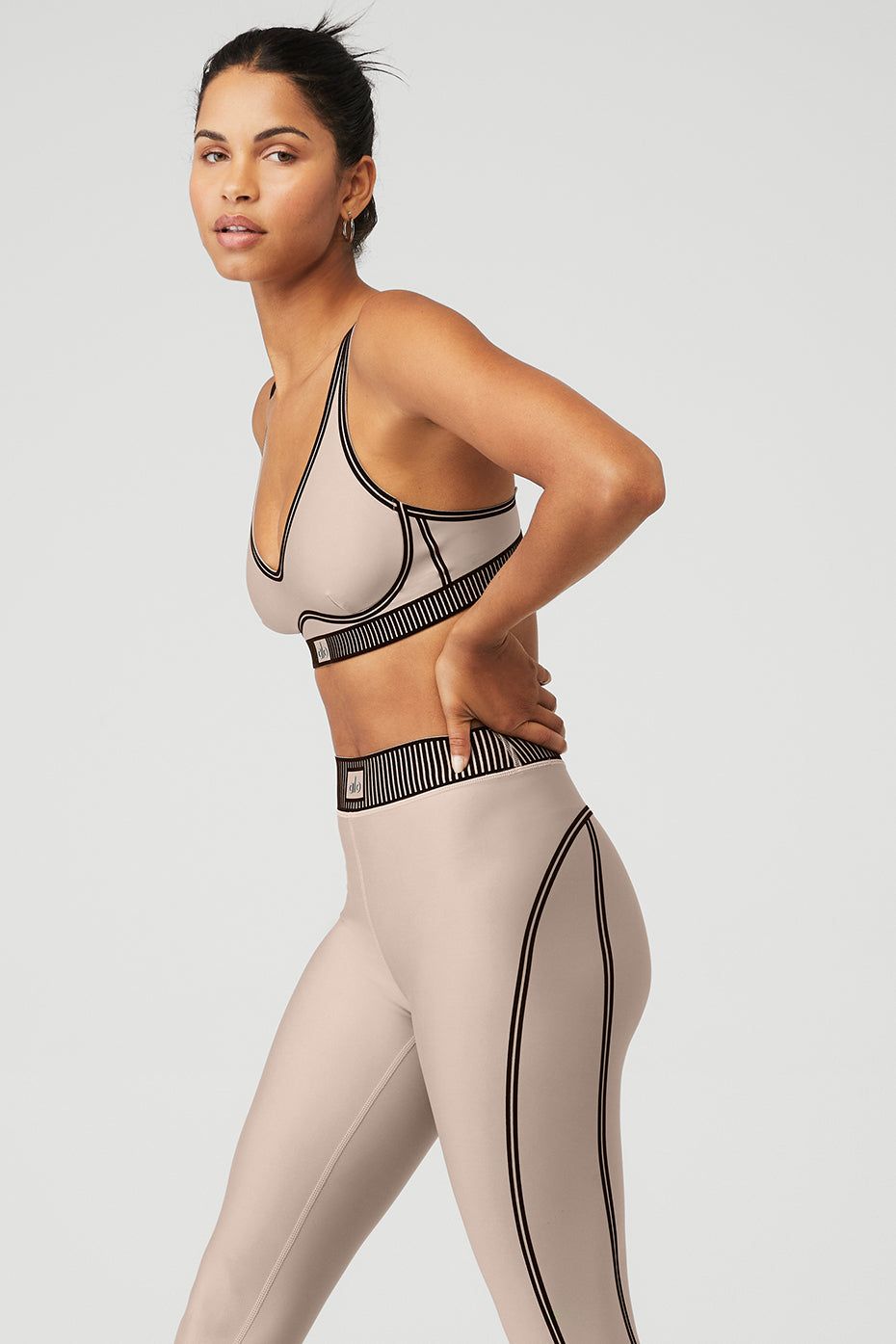 Airlift Line Up Bra - Taupe sold by Alo Yoga product image thumbnail 3