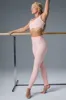 Airbrush Heart Throb Bra - Ballet Pink/White sold by Alo Yoga