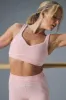 Airbrush Heart Throb Bra - Ballet Pink/White sold by Alo Yoga