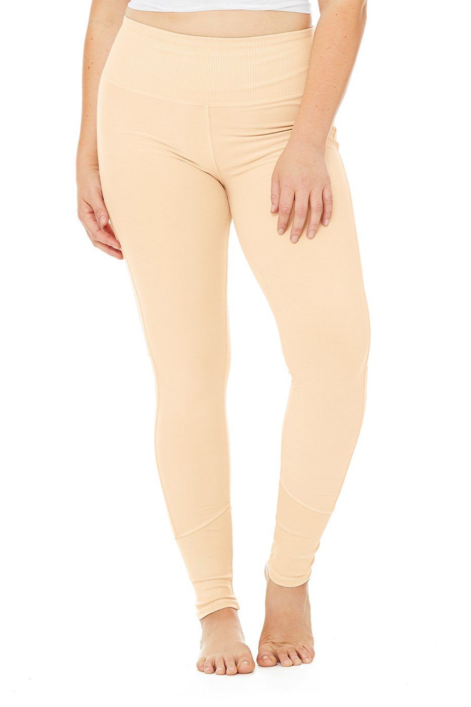 High-Waist Alo Sueded Lounge Legging - Putty Wash sold by Alo Yoga product image thumbnail 4