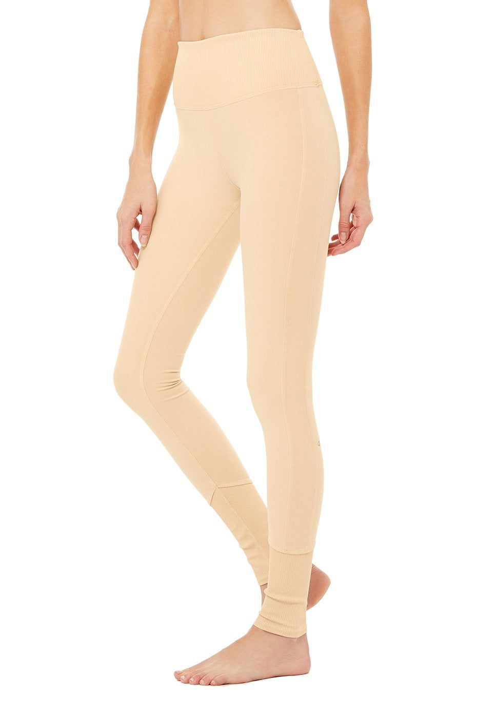 High-Waist Alo Sueded Lounge Legging - Putty Wash sold by Alo Yoga product image thumbnail 2