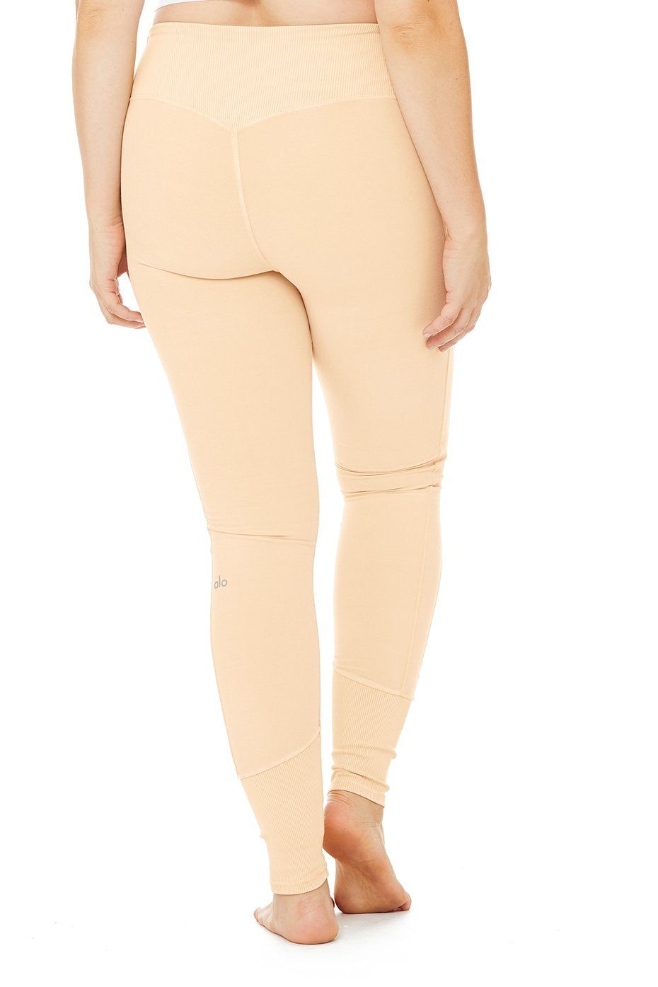 High-Waist Alo Sueded Lounge Legging - Putty Wash sold by Alo Yoga product image thumbnail 6