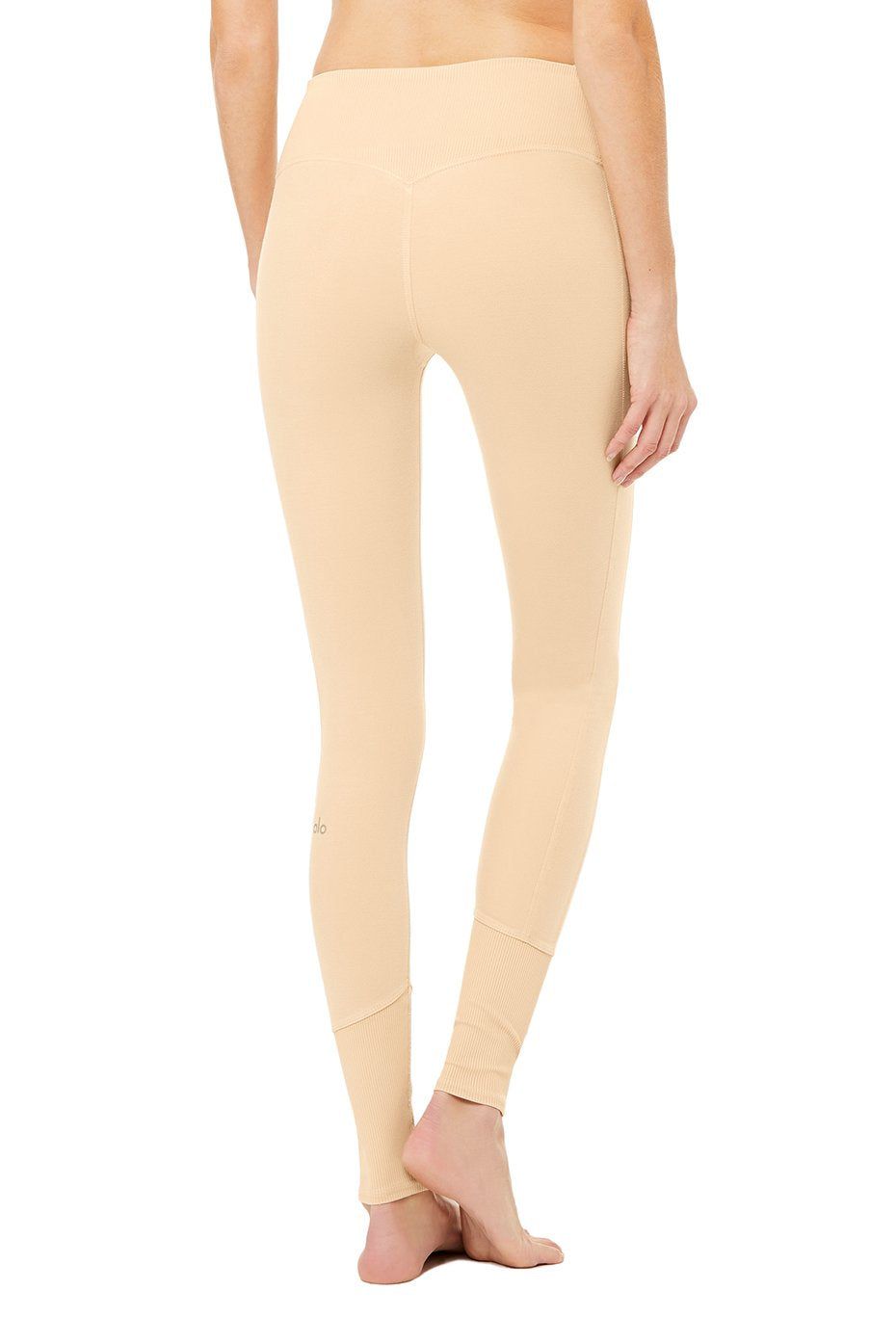 High-Waist Alo Sueded Lounge Legging - Putty Wash sold by Alo Yoga product image thumbnail 3