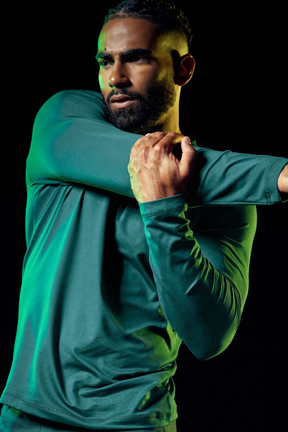 Conquer Reform Crewneck Long Sleeve - Midnight Green sold by Alo Yoga product image thumbnail 5