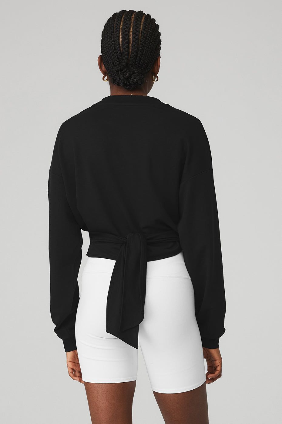 Dreamy Wrap Pullover - Black sold by Alo Yoga product image thumbnail 2