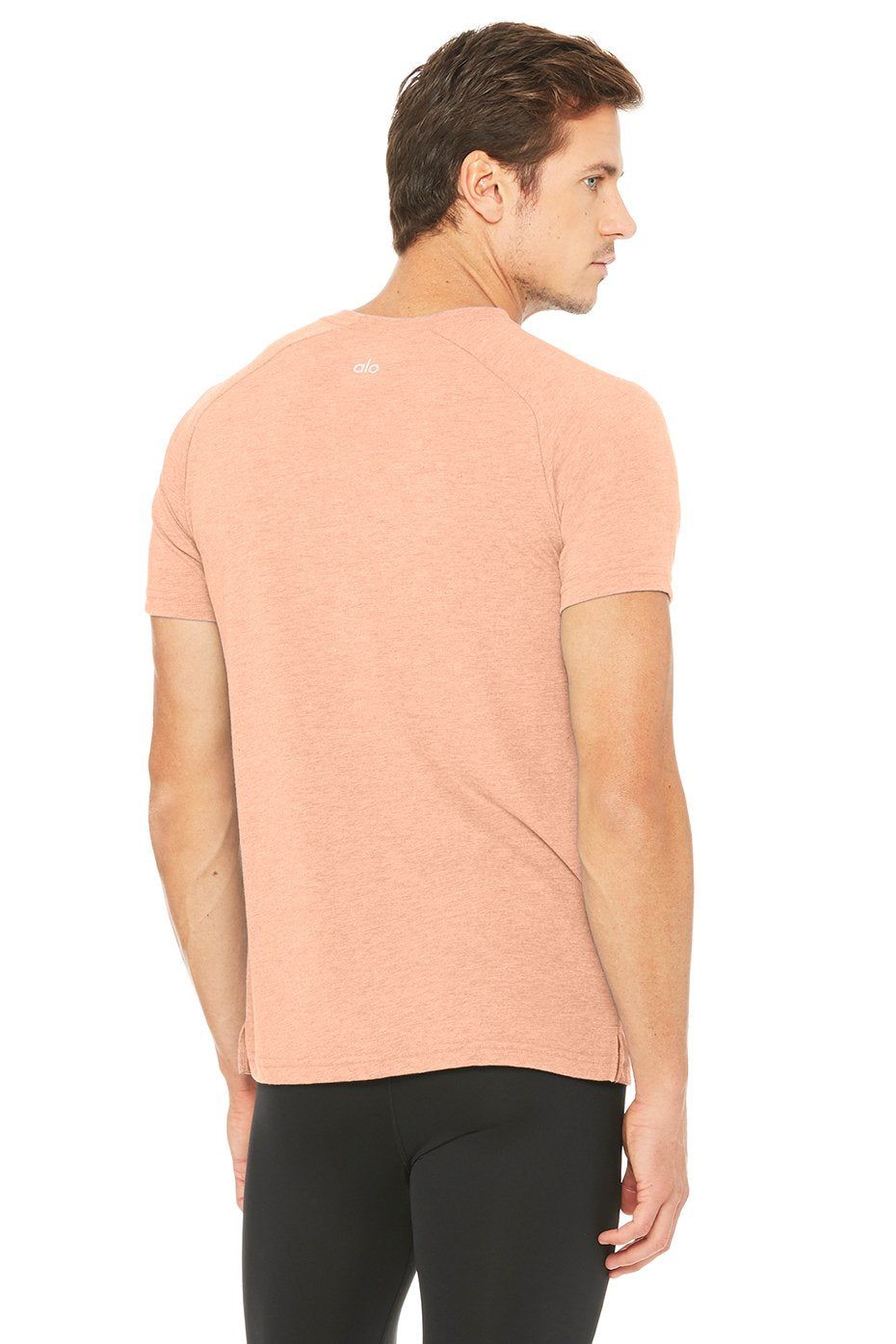 Triumph Crew Neck Tee - Peach Triblend sold by Alo Yoga product image thumbnail 3