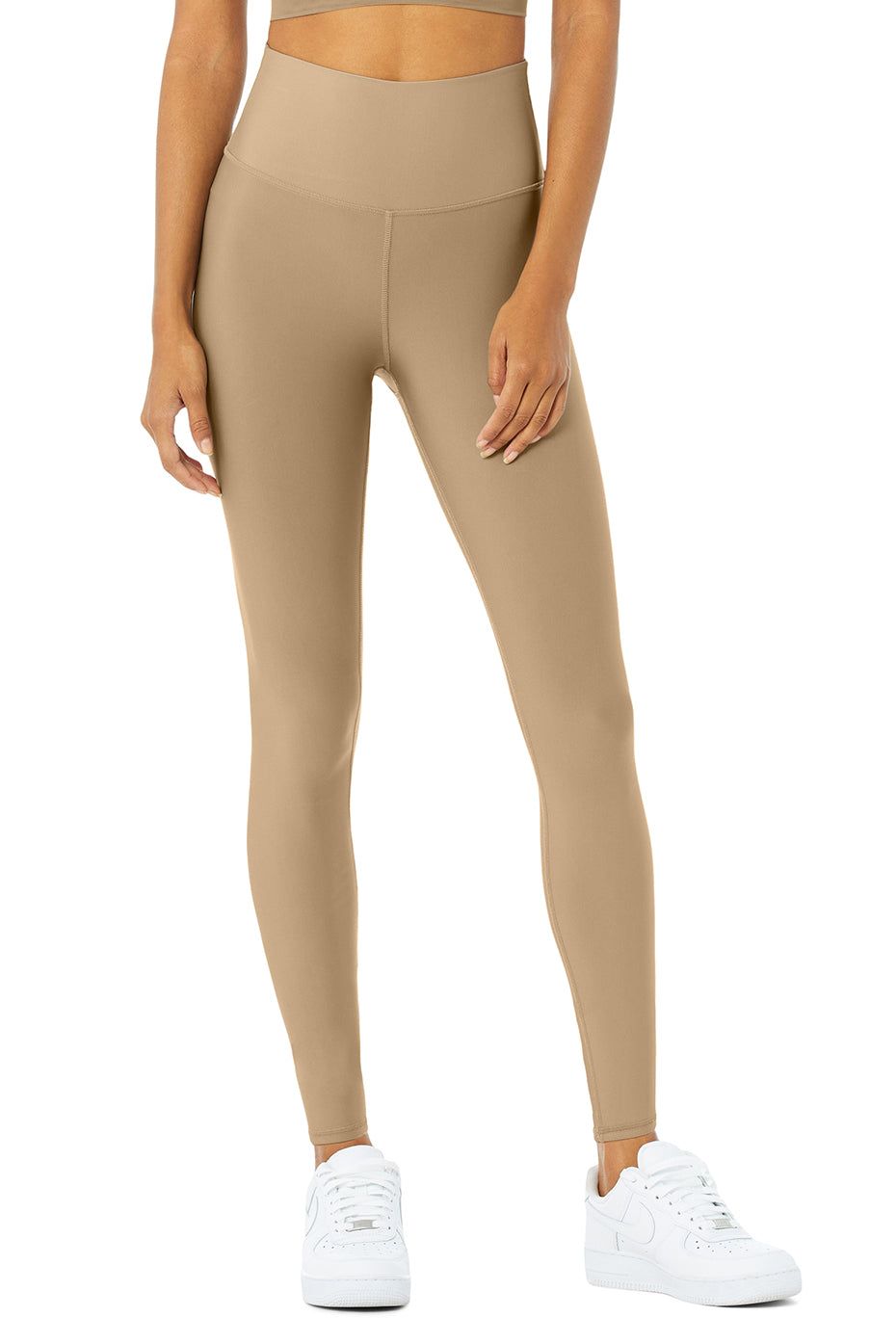 High-Waist Airlift Legging - Gravel sold by Alo Yoga