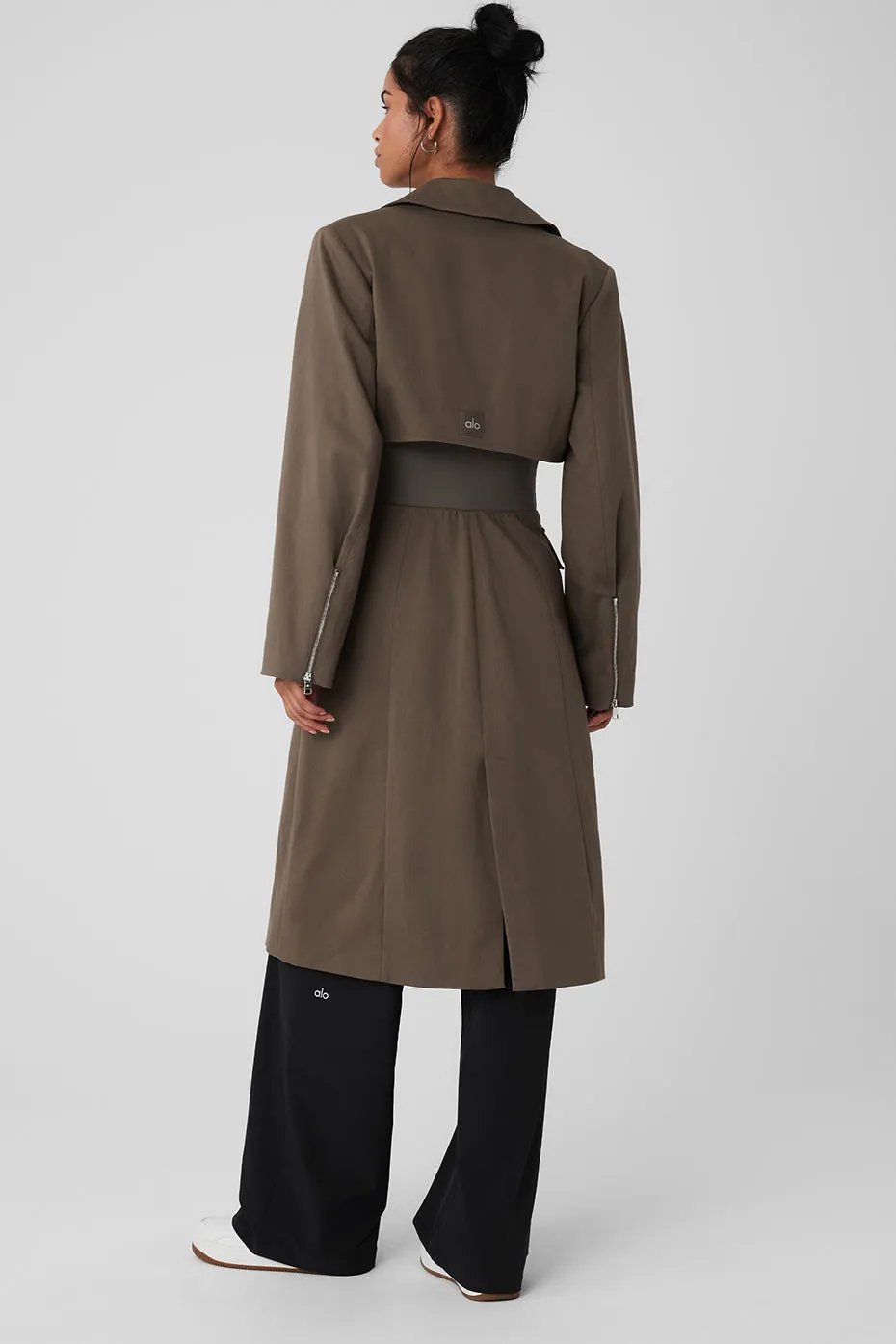 Formation Trench Coat - Olive Tree sold by Alo Yoga product image thumbnail 2