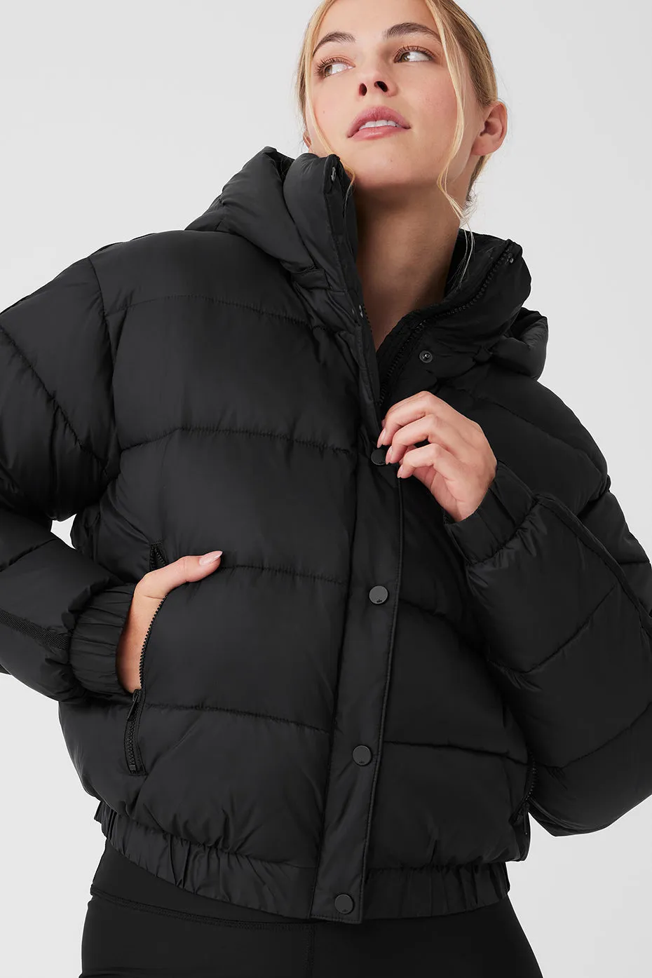 Aspen Love Puffer Jacket - Black sold by Alo Yoga product image thumbnail 5