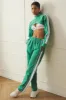 Racetrack Pant - Lettuce/White sold by Alo Yoga