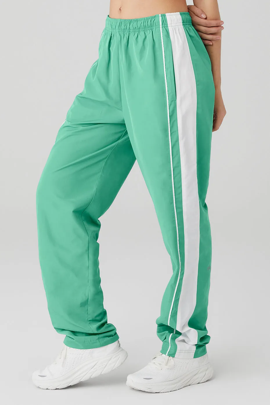 Racetrack Pant - Lettuce/White sold by Alo Yoga product image thumbnail 4