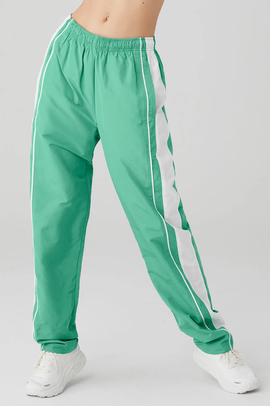 Racetrack Pant - Lettuce/White sold by Alo Yoga product image thumbnail 2