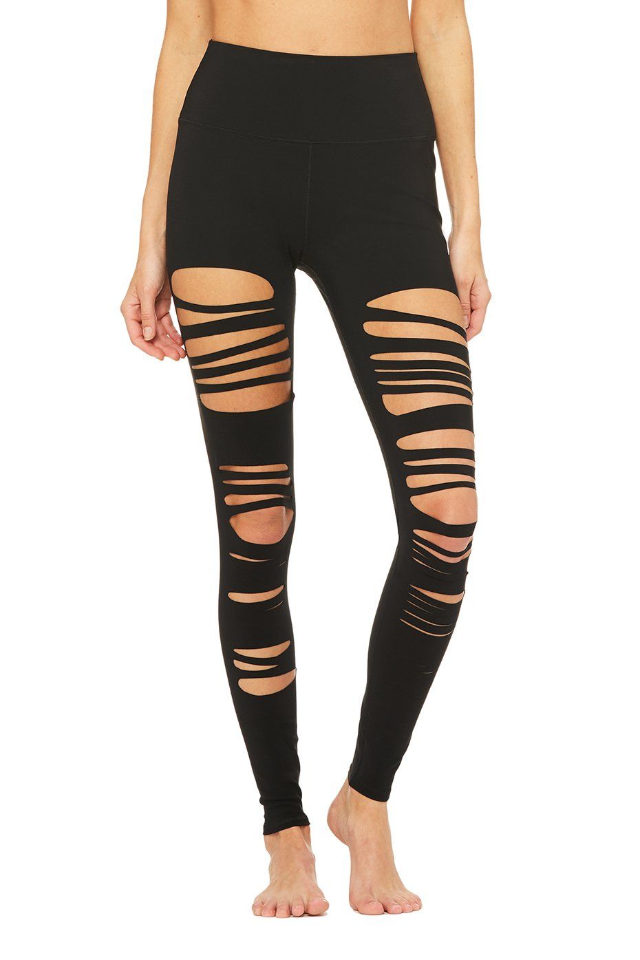 Extreme Ripped Warrior Legging - Black sold by Alo Yoga
