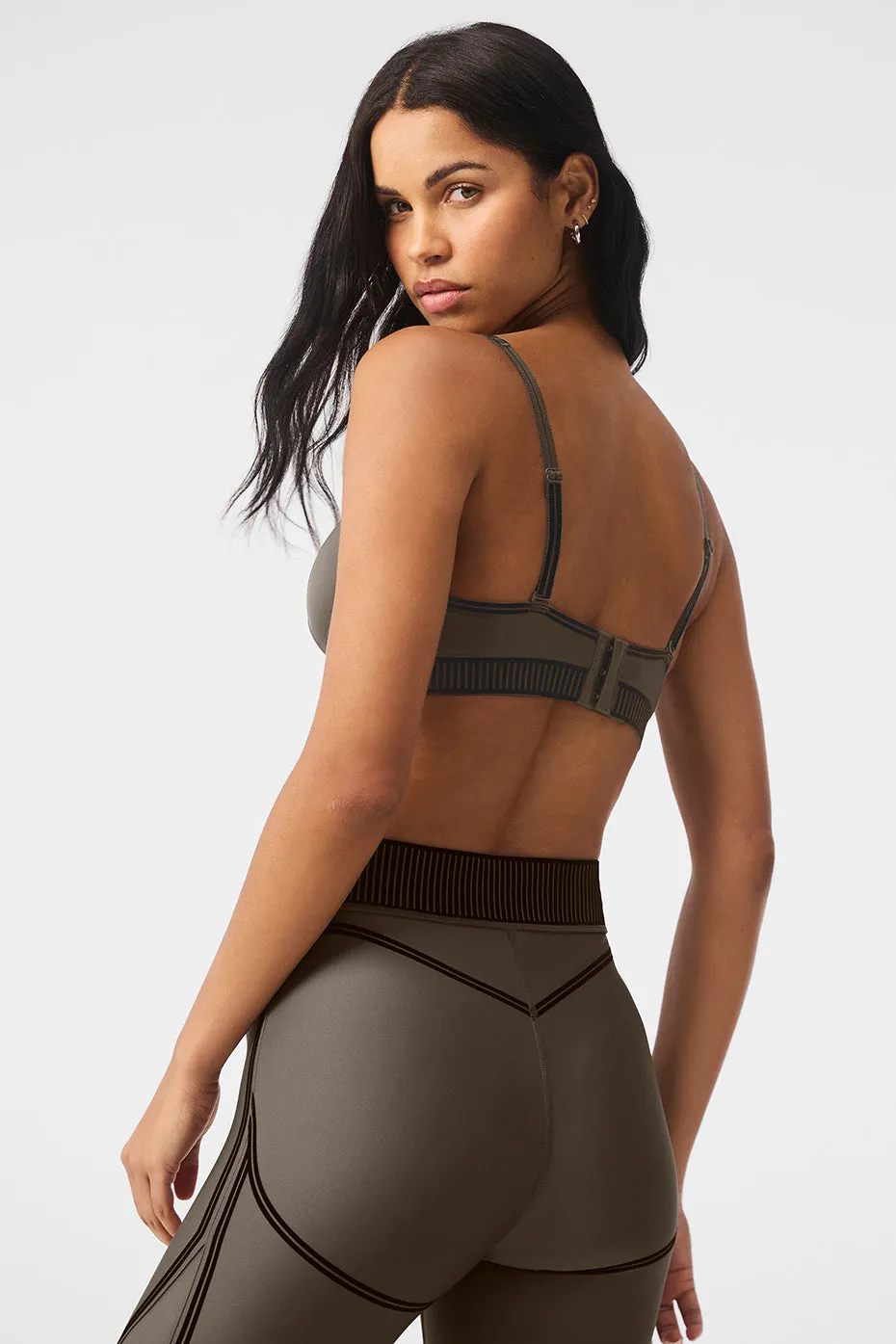 Airlift Line Up Bra - Olive Tree sold by Alo Yoga product image thumbnail 3