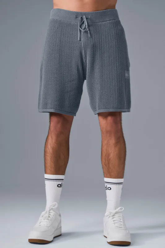 Open-Knit Short - Steel Grey sold by Alo Yoga