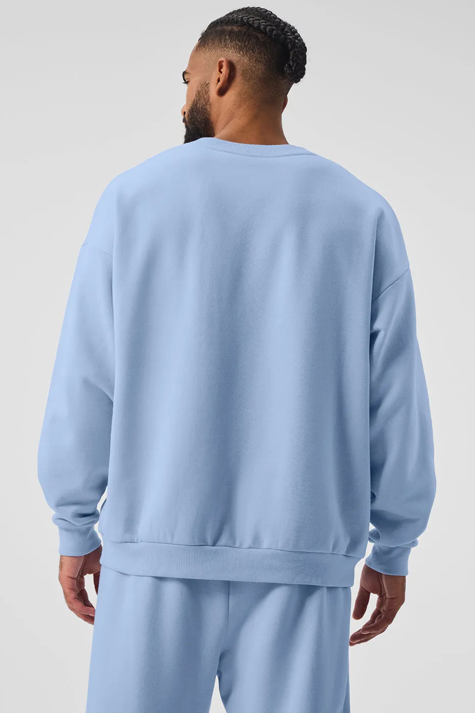 Accolade Crew Neck Pullover - Seashell Blue sold by Alo Yoga product image thumbnail 2