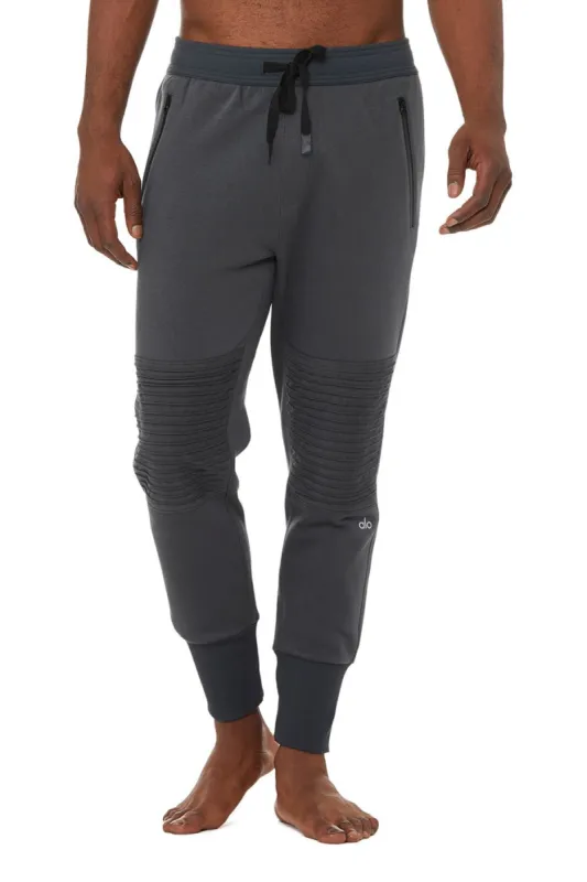 Lounge Moto Jogger - Anthracite sold by Alo Yoga