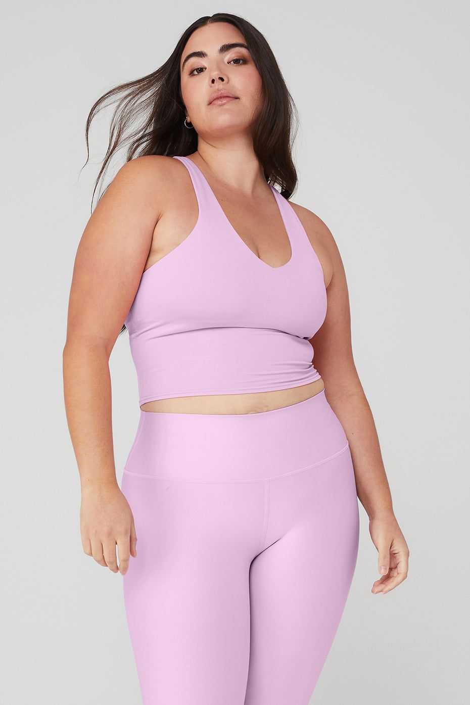 Airbrush Real Bra Tank - Sugarplum Pink sold by Alo Yoga product image thumbnail 5