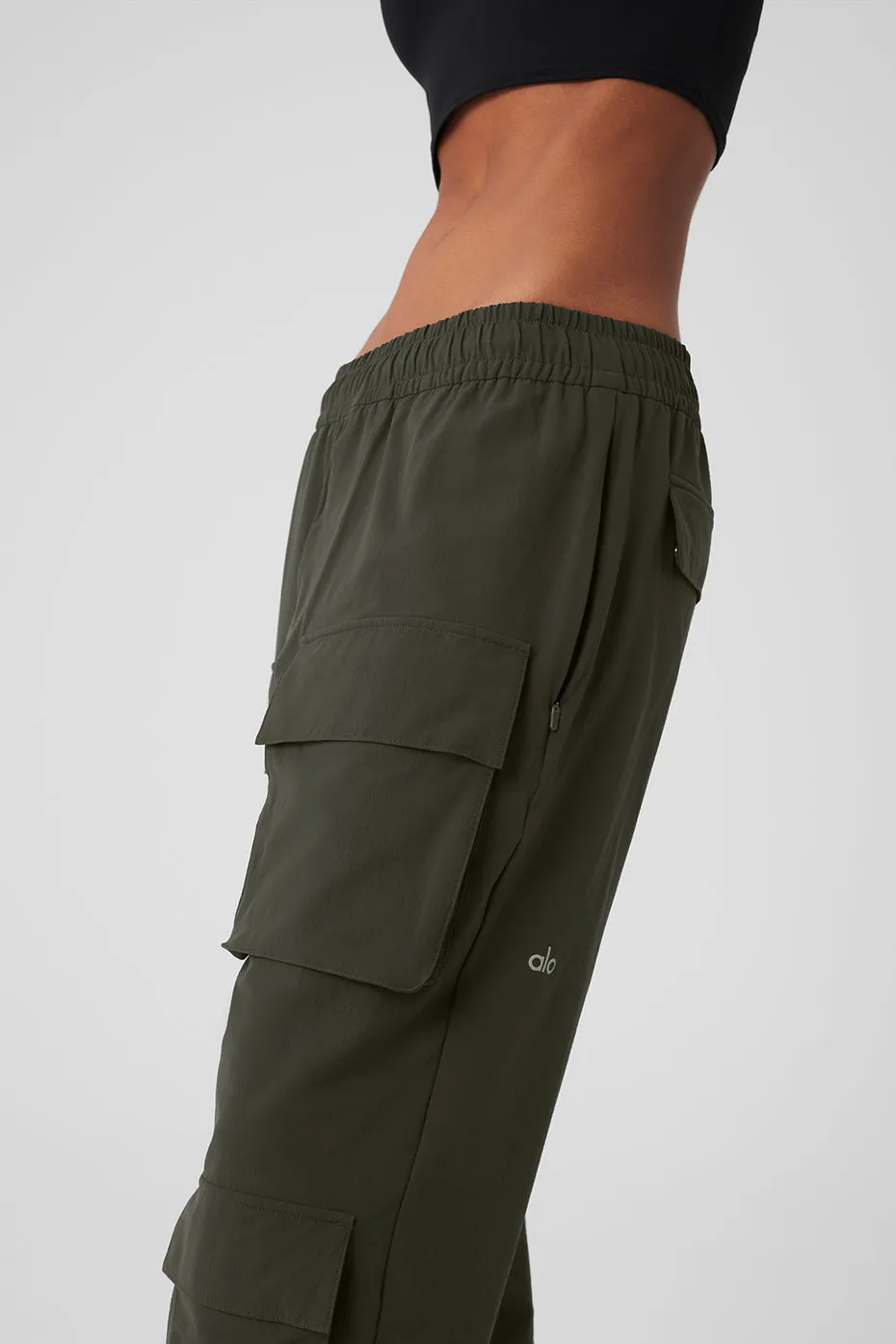 Cargo Venture Pant - Stealth Green sold by Alo Yoga product image thumbnail 4