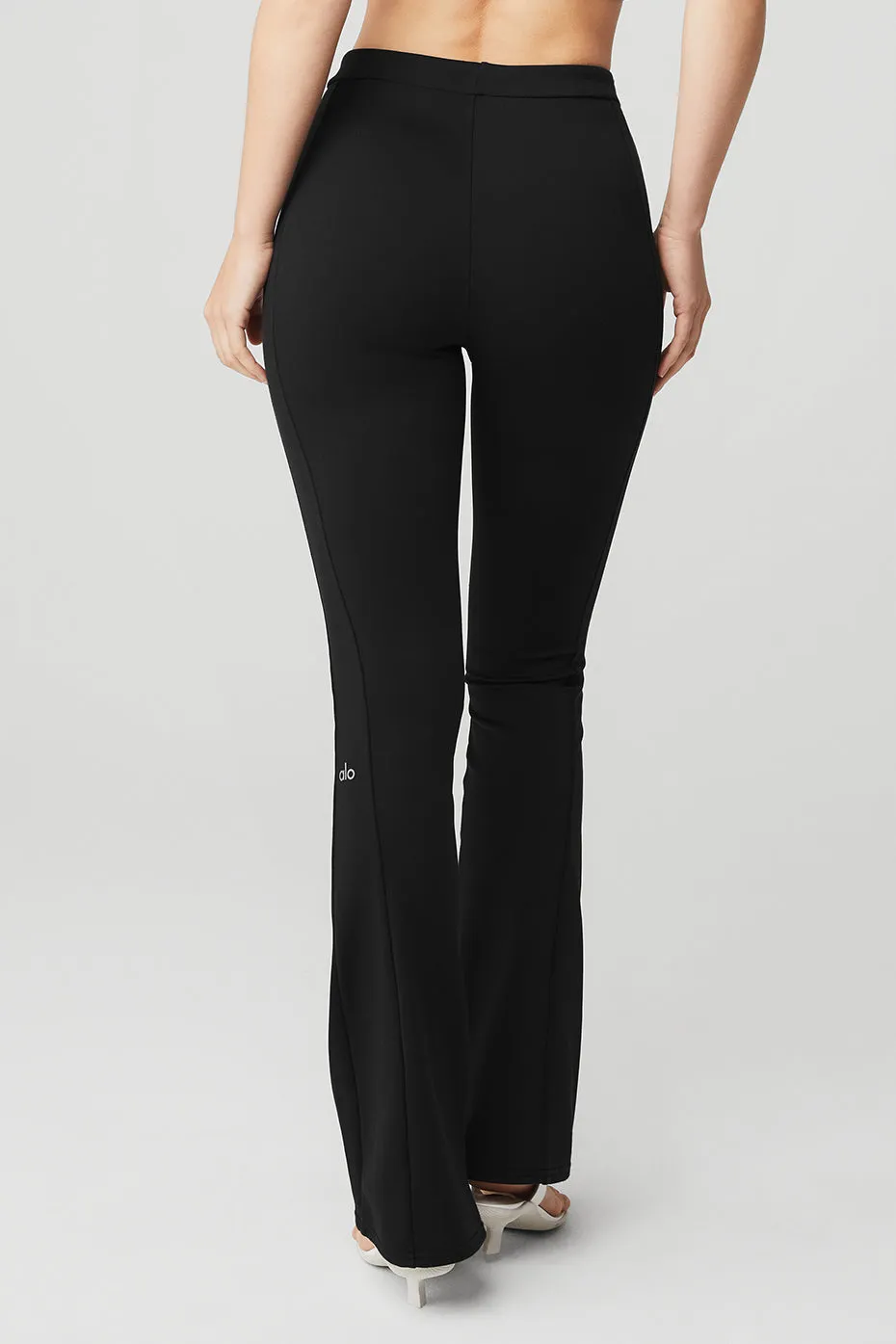 High-Waist Zip It Flare Legging - Black sold by Alo Yoga product image thumbnail 2