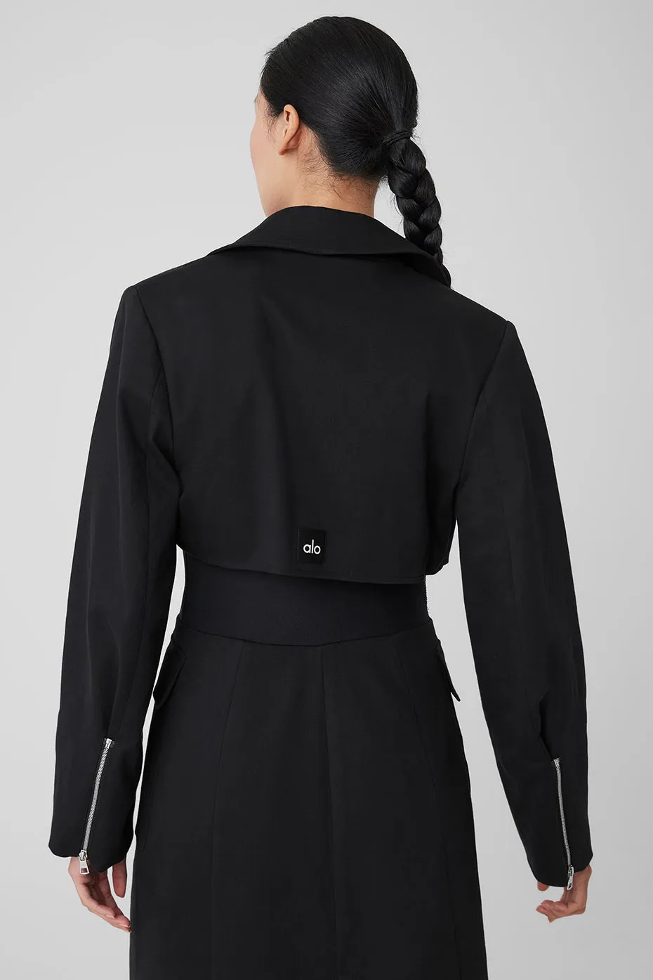 Formation Trench Coat - Black sold by Alo Yoga product image thumbnail 4