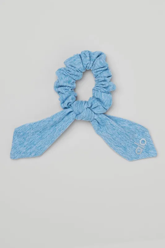 Alosoft Rhythm Scrunchie - Tile Blue Heather sold by Alo Yoga