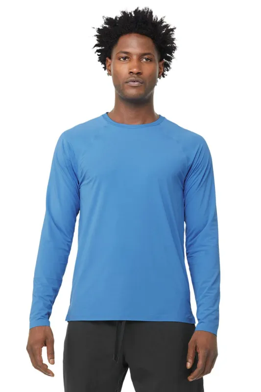 Idol Long Sleeve Performance Tee - Primary Blue sold by Alo Yoga