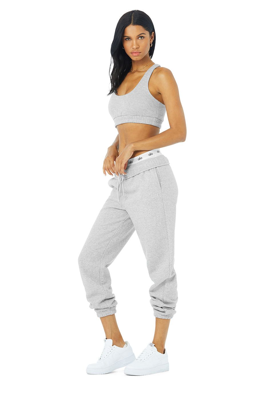 Scoop Neck Sweatshirt Bra & Accolade Sweatpant Set sold by Alo Yoga product image thumbnail 2
