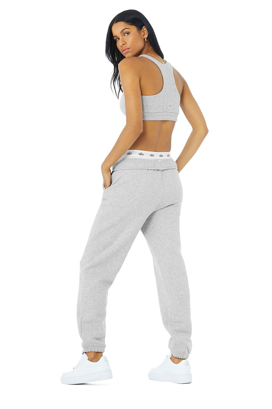 Scoop Neck Sweatshirt Bra & Accolade Sweatpant Set sold by Alo Yoga product image thumbnail 3