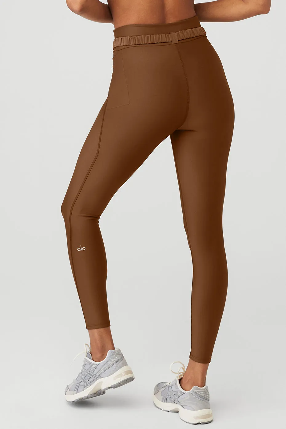 Airlift High-Waist 7/8 Charmer Legging - Cinnamon Brown sold by Alo Yoga product image thumbnail 2